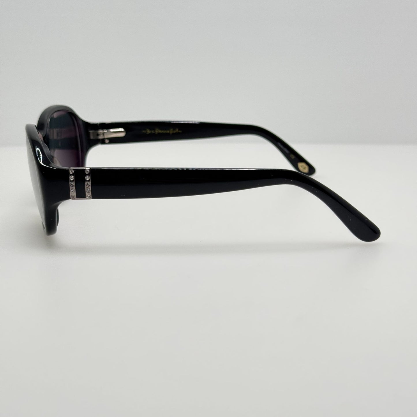 Lulu Guinness Eyeglasses Eye Glasses Frames L508 BLK 55-17-125