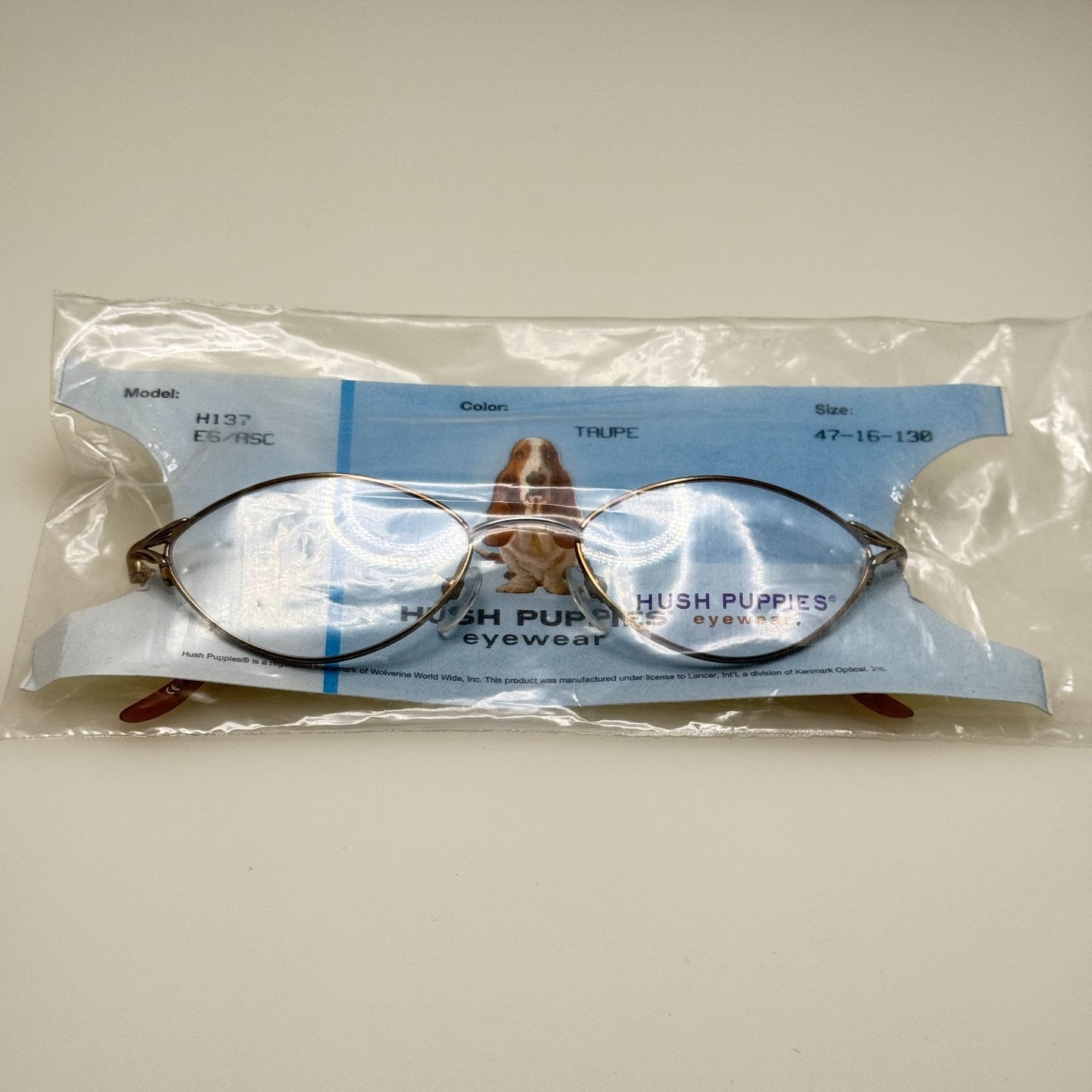 Hush Puppies HP 137 Taupe Eye Glasses Eyeglasses Frames 47-16-130