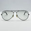 Ray Ban Eyeglasses Eye Glasses Frames Aviator Bausch & Lomb Black 58-14