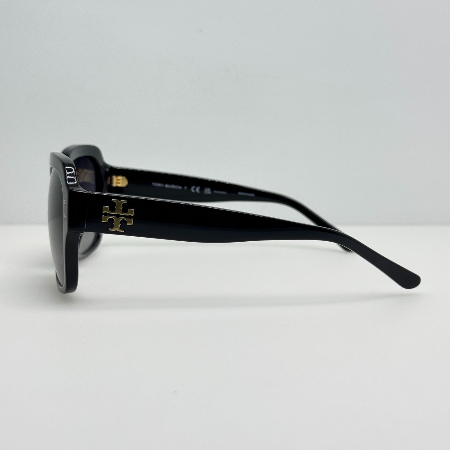 Tory Burch Sunglasses TY 7143U 1326/T3 Black Polarized 56-21-140