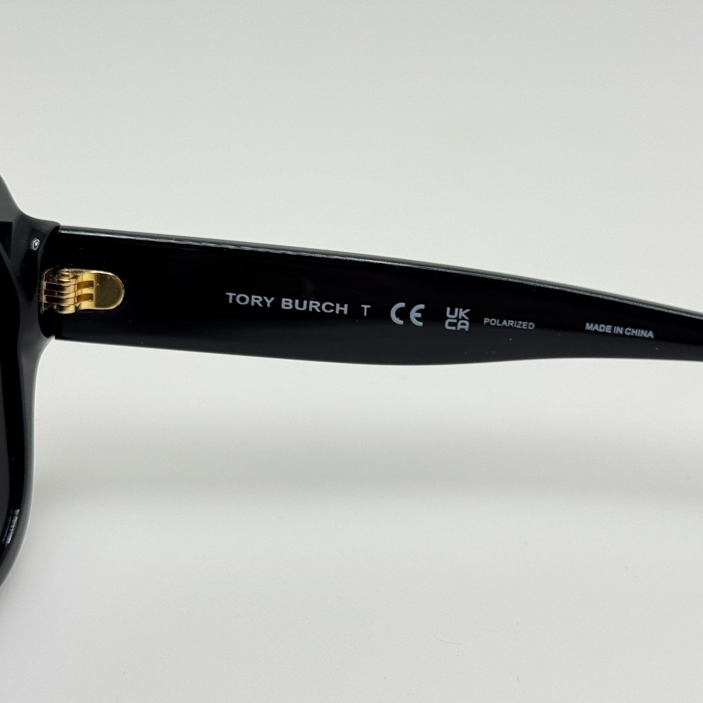 Tory Burch Sunglasses TY 7143U 1326/T3 Black Polarized 56-21-140