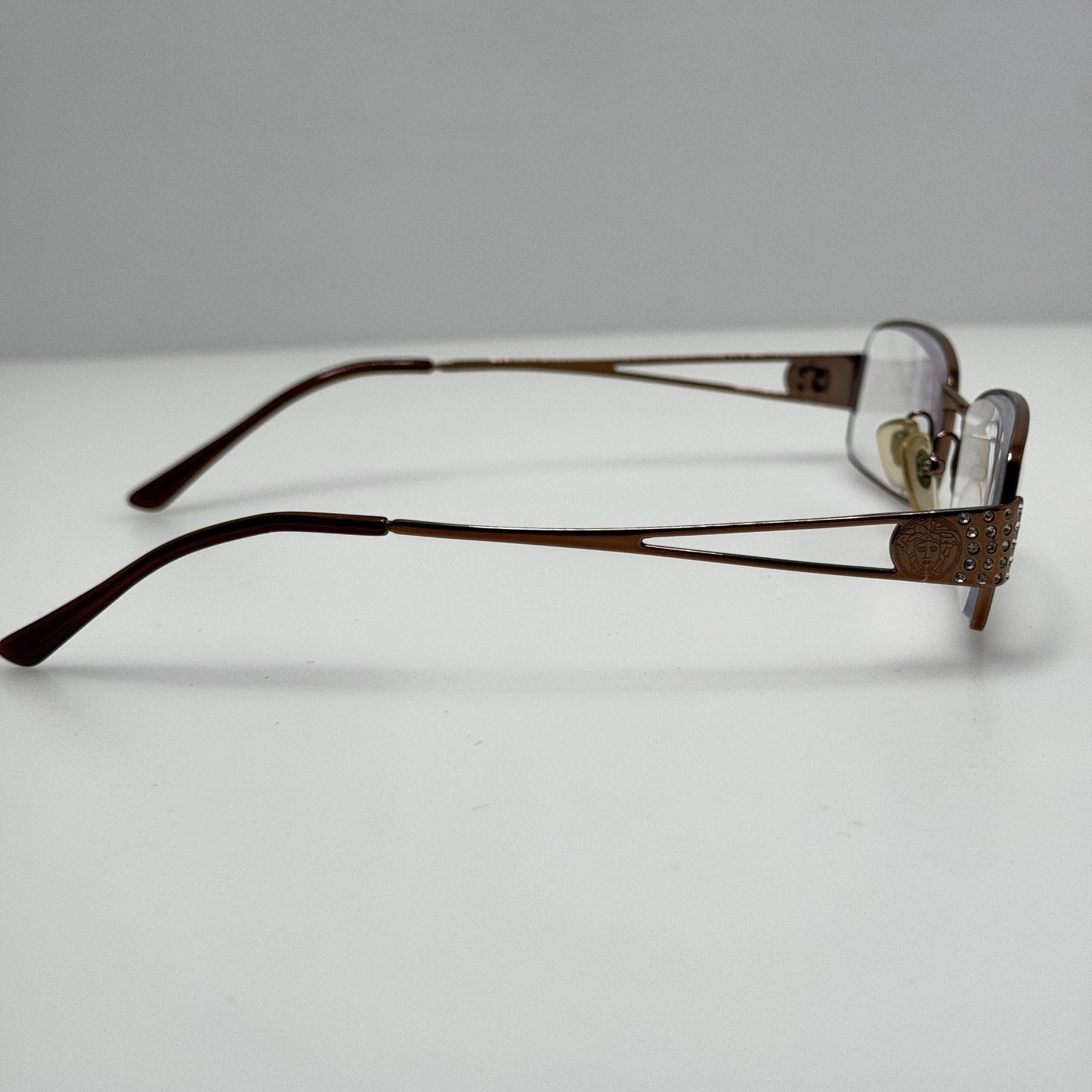 Versace 1117-B 1013 Eyeglasses Eye Glasses Frames Italy 51-17-135 B