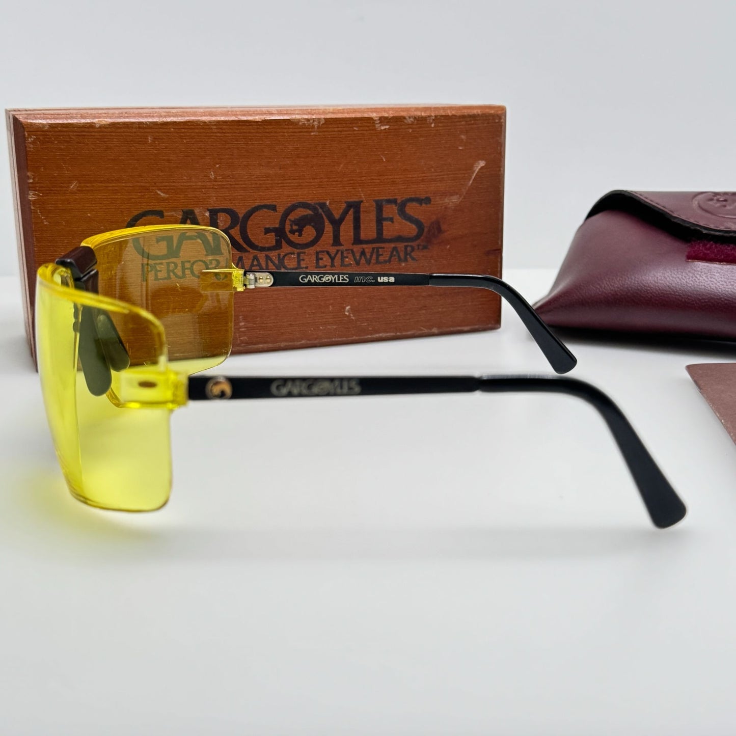 Gargoyles Sunglasses Terminator Dale Earnhardt Yellow Shooting With Box