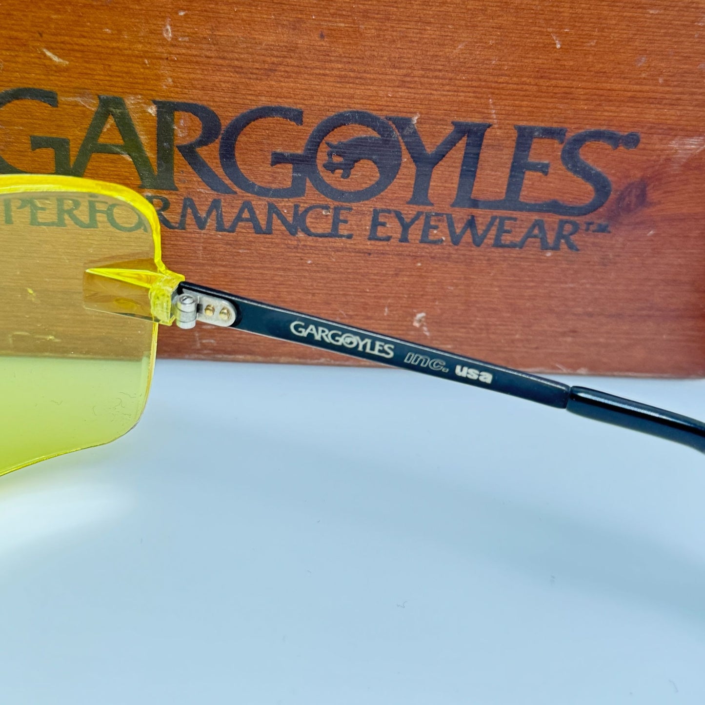 Gargoyles Sunglasses Terminator Dale Earnhardt Yellow Shooting With Box