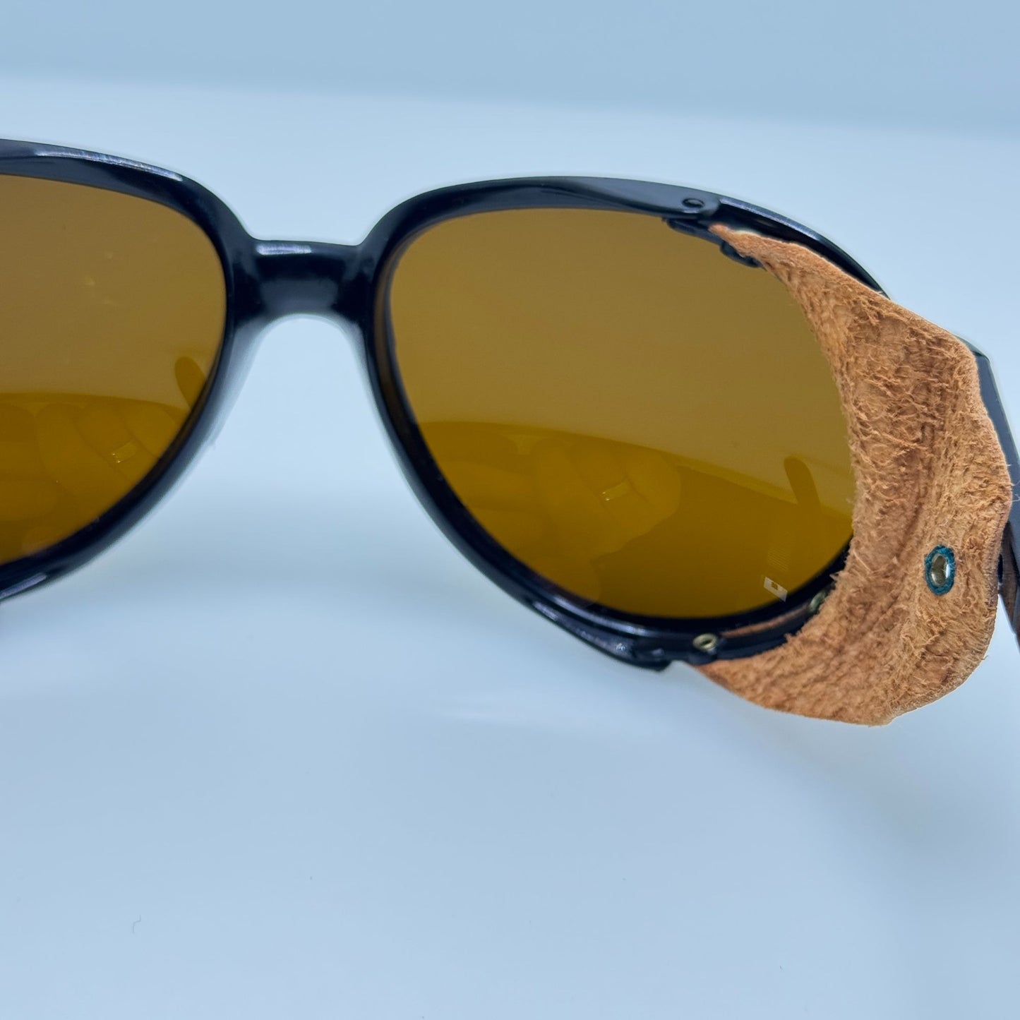 Bolle Sunglasses LL Bean Black Leather Side Sheilds