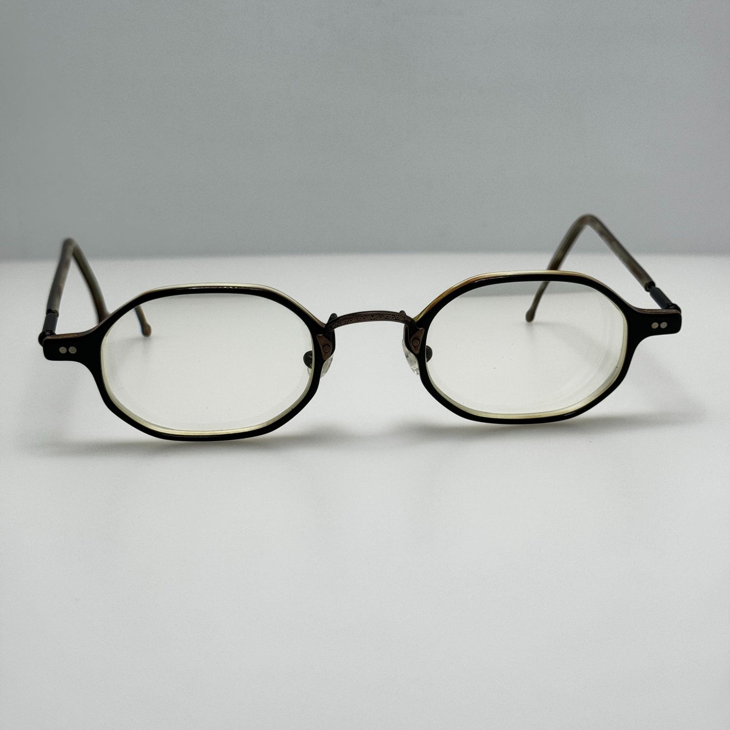 Gruen Loctagon 99 MV Proof Eyeglasses Eye Glasses Frames Italy 45-24