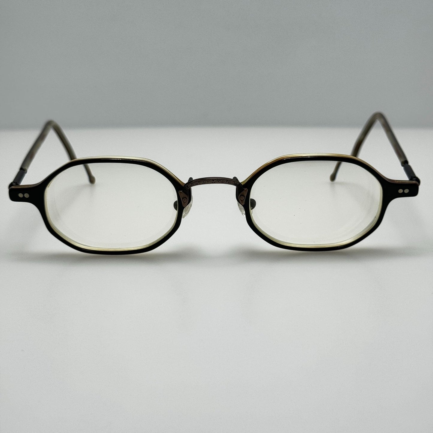 Gruen Loctagon 99 MV Proof Eyeglasses Eye Glasses Frames Italy 45-24
