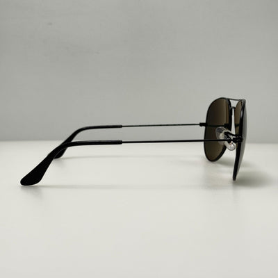 Ray Ban Sunglasses RB 3025 W3361 Aviator Large Metal Black Polarized 58-14-135