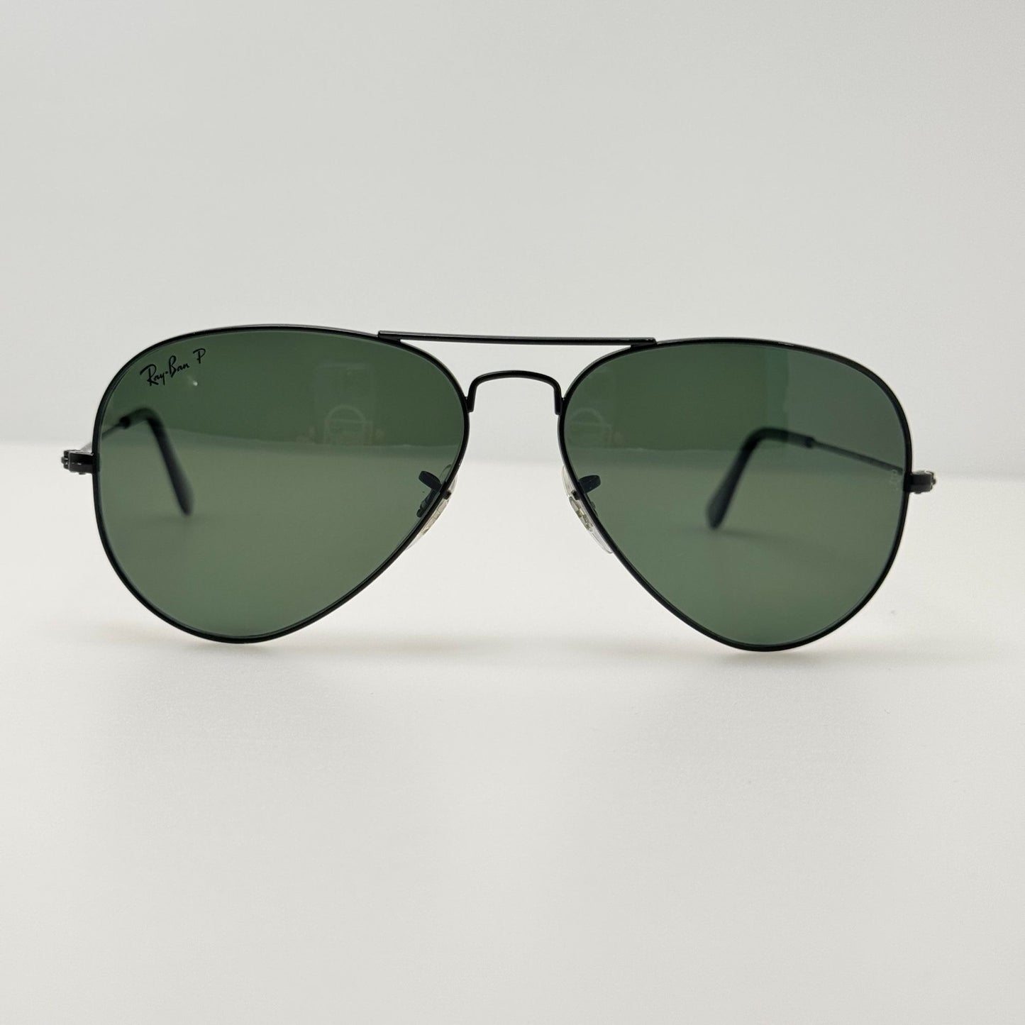 Ray Ban Sunglasses RB 3025 W3361 Aviator Large Metal Black Polarized 58-14-135