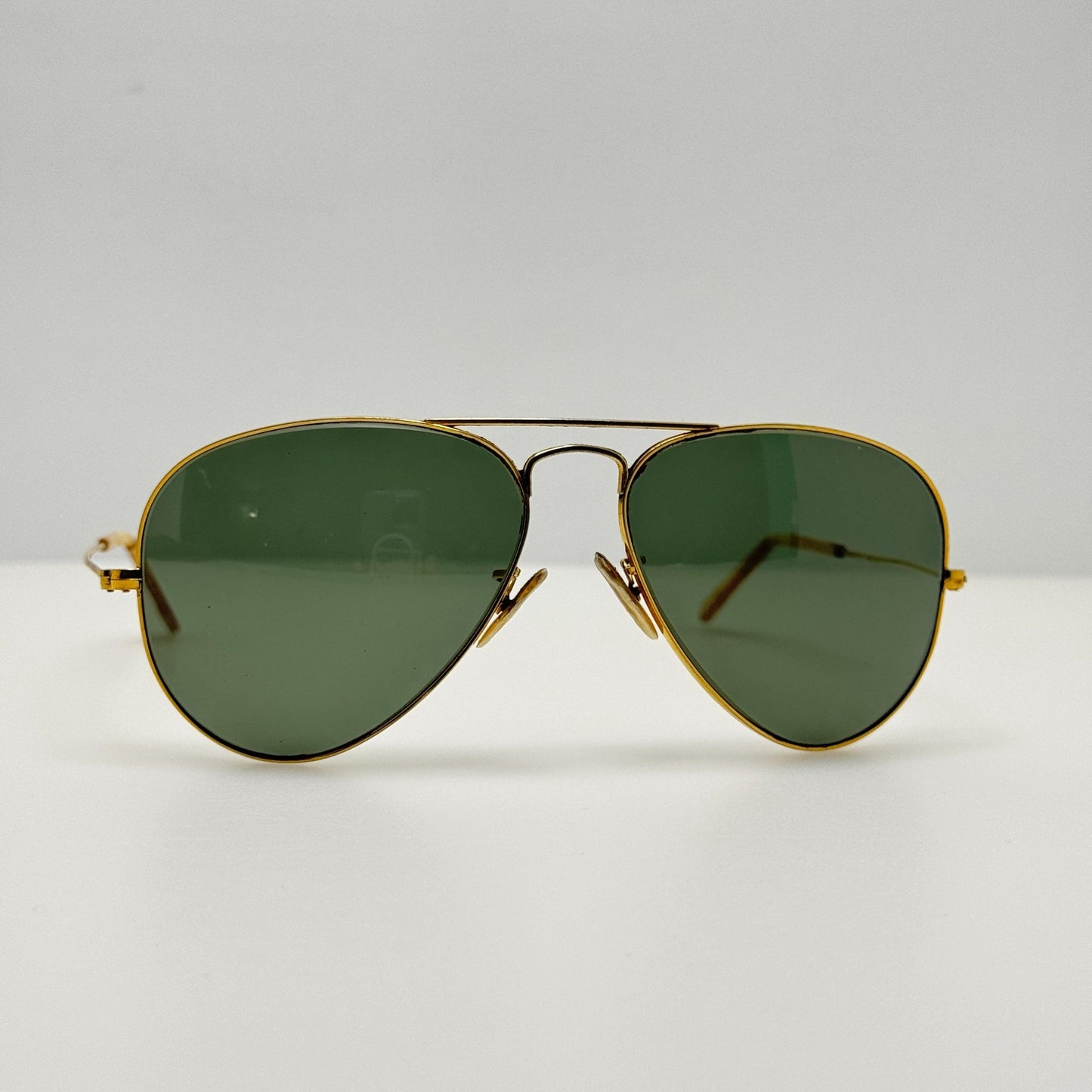 Ray Ban Aviator Bausch & Lomb Gold Eyeglasses Eye Glasses Frames Read Description