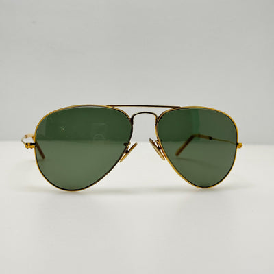 Ray Ban Aviator Bausch & Lomb Gold Eyeglasses Eye Glasses Frames Read Description