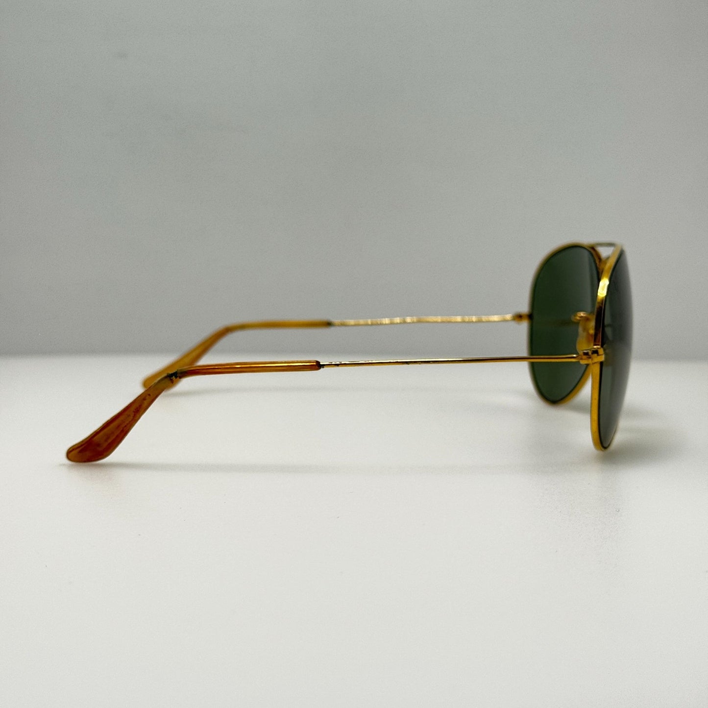 Ray Ban Aviator Bausch & Lomb Gold Eyeglasses Eye Glasses Frames Read Description
