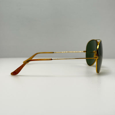 Ray Ban Aviator Bausch & Lomb Gold Eyeglasses Eye Glasses Frames Read Description