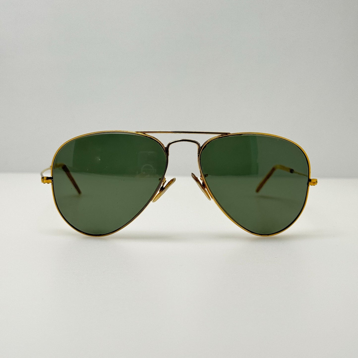 Ray Ban Aviator Bausch & Lomb Gold Eyeglasses Eye Glasses Frames Read Description