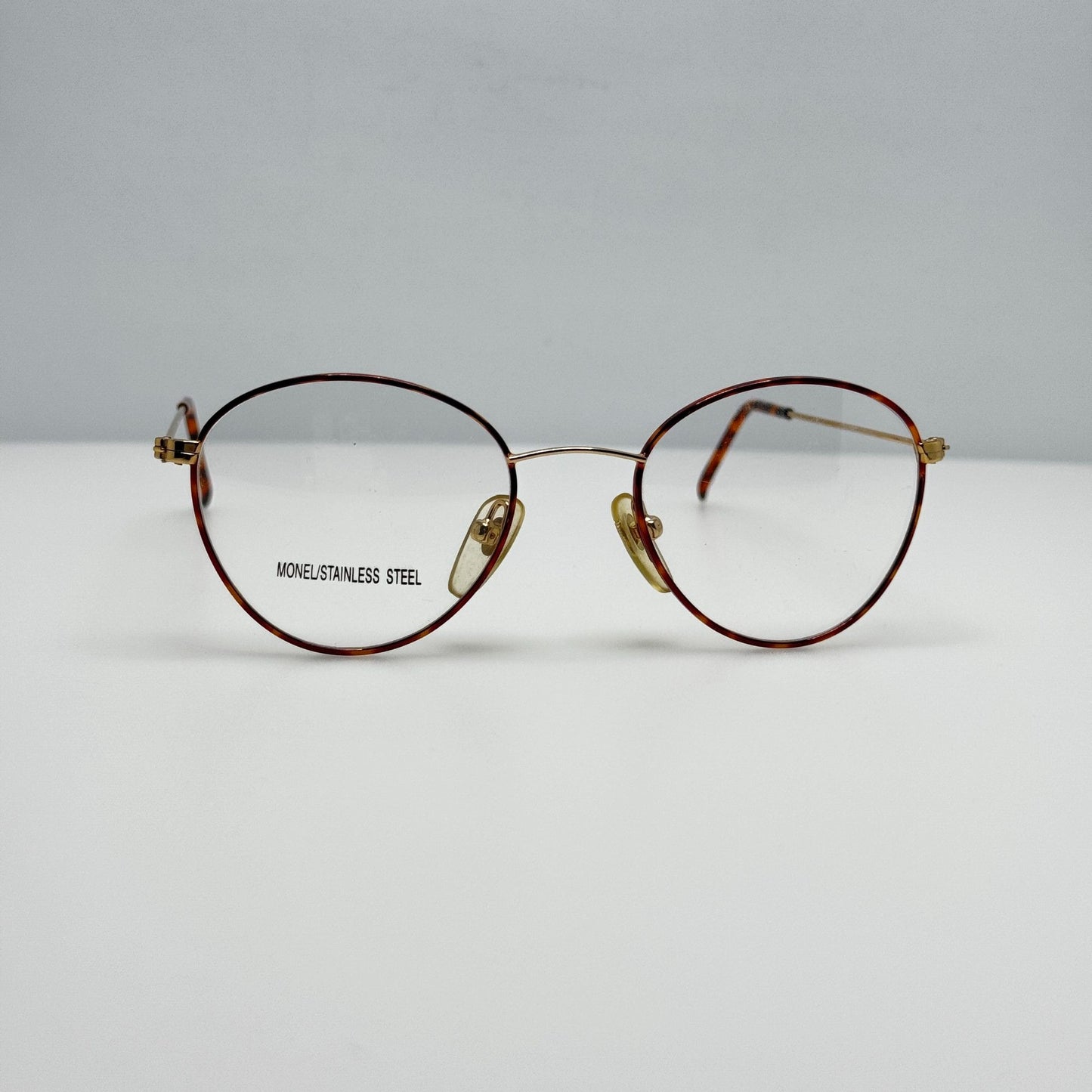 Unbranded FM-806 Gold Amber Eyeglasses Eye Glasses Frames 46-19-135