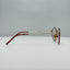 Unbranded FM-806 Gold Amber Eyeglasses Eye Glasses Frames 46-19-135