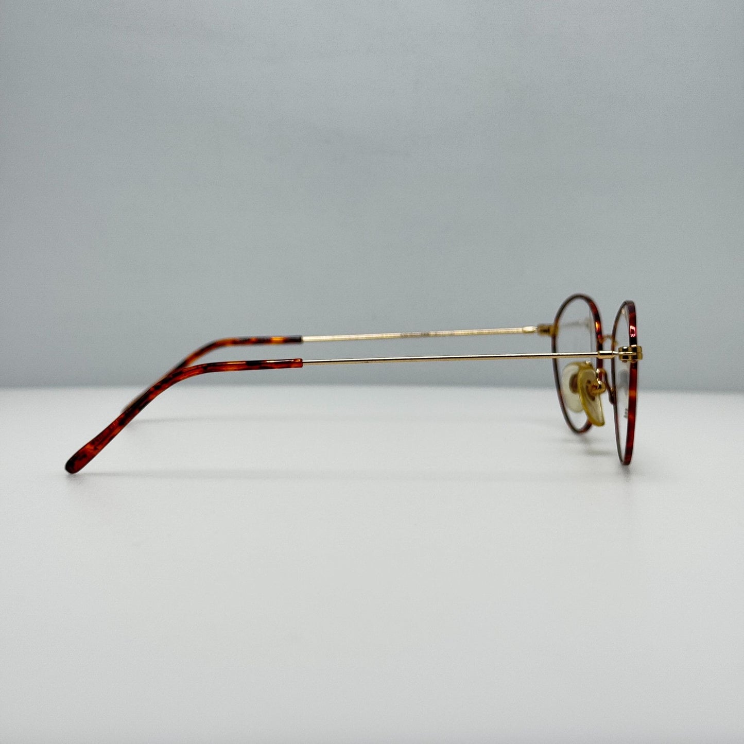 Unbranded FM-806 Gold Amber Eyeglasses Eye Glasses Frames 46-19-135