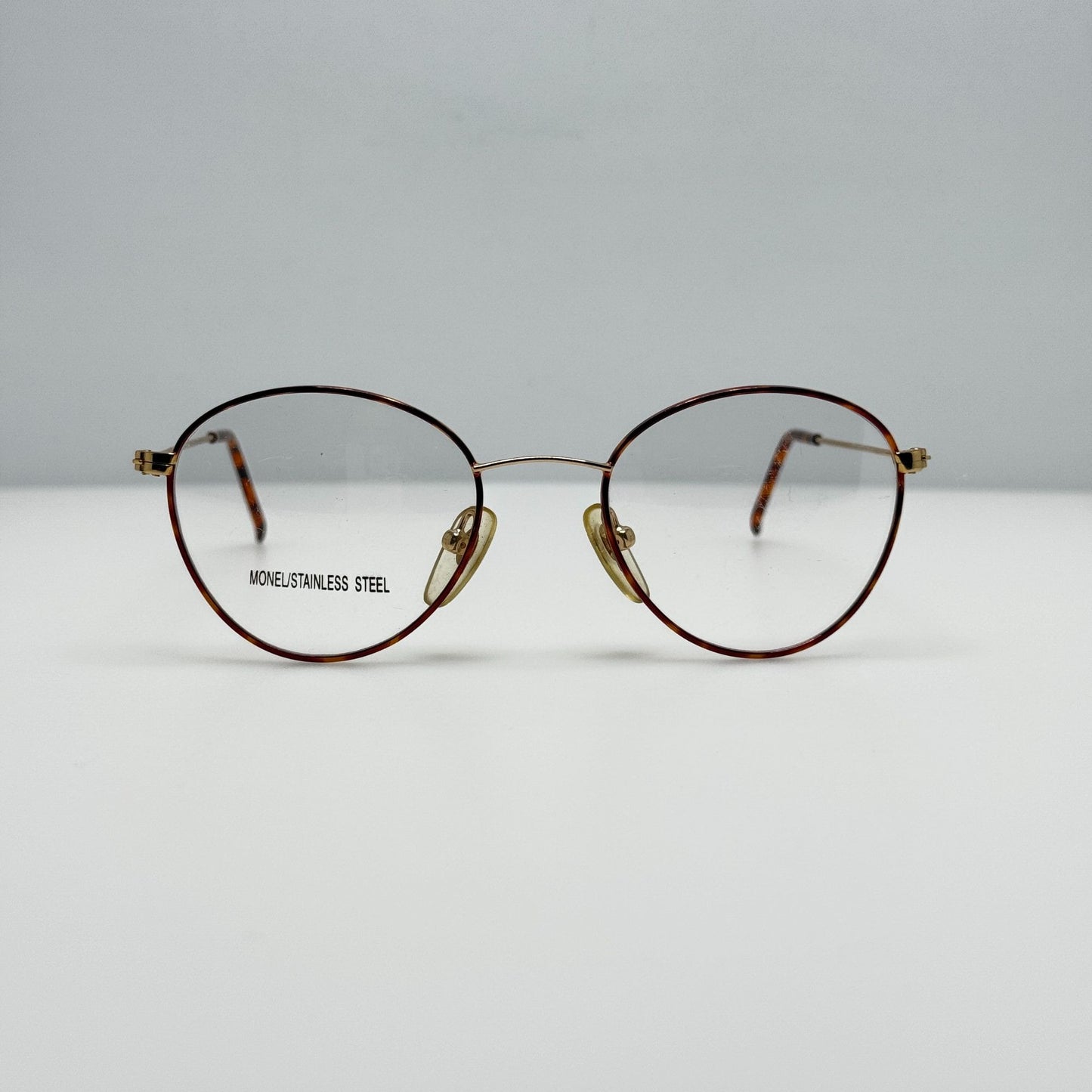 Unbranded FM-806 Gold Amber Eyeglasses Eye Glasses Frames 46-19-135