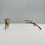 Unbranded FM-806 Gold Amber Eyeglasses Eye Glasses Frames 46-19-135