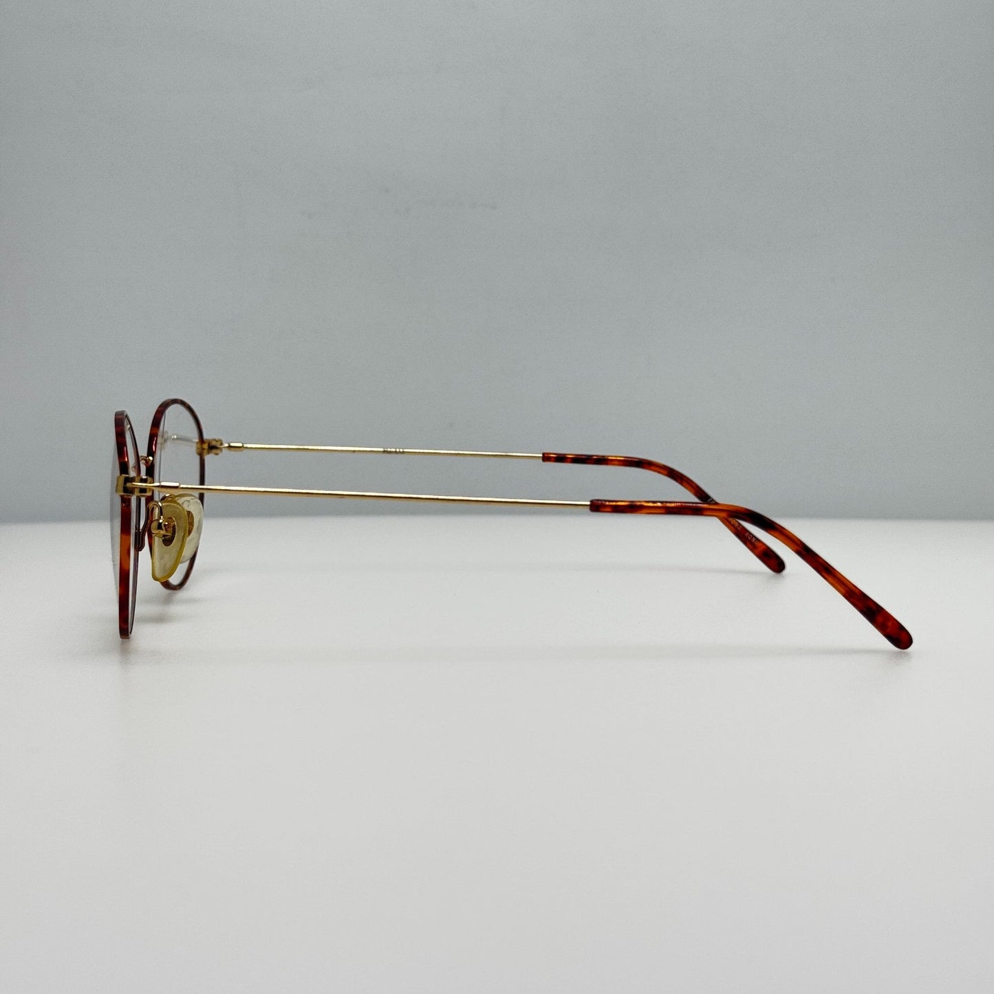 Unbranded FM-806 Gold Amber Eyeglasses Eye Glasses Frames 46-19-135