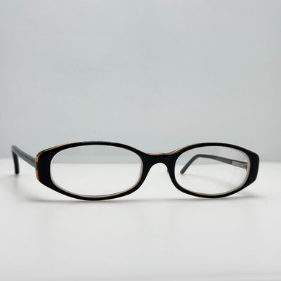 Norma Kamali Eyeglasses Eye Glasses Frames 7129 Black Bark Italy 50-18-140