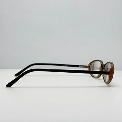 Norma Kamali Eyeglasses Eye Glasses Frames 7129 Black Bark Italy 50-18-140