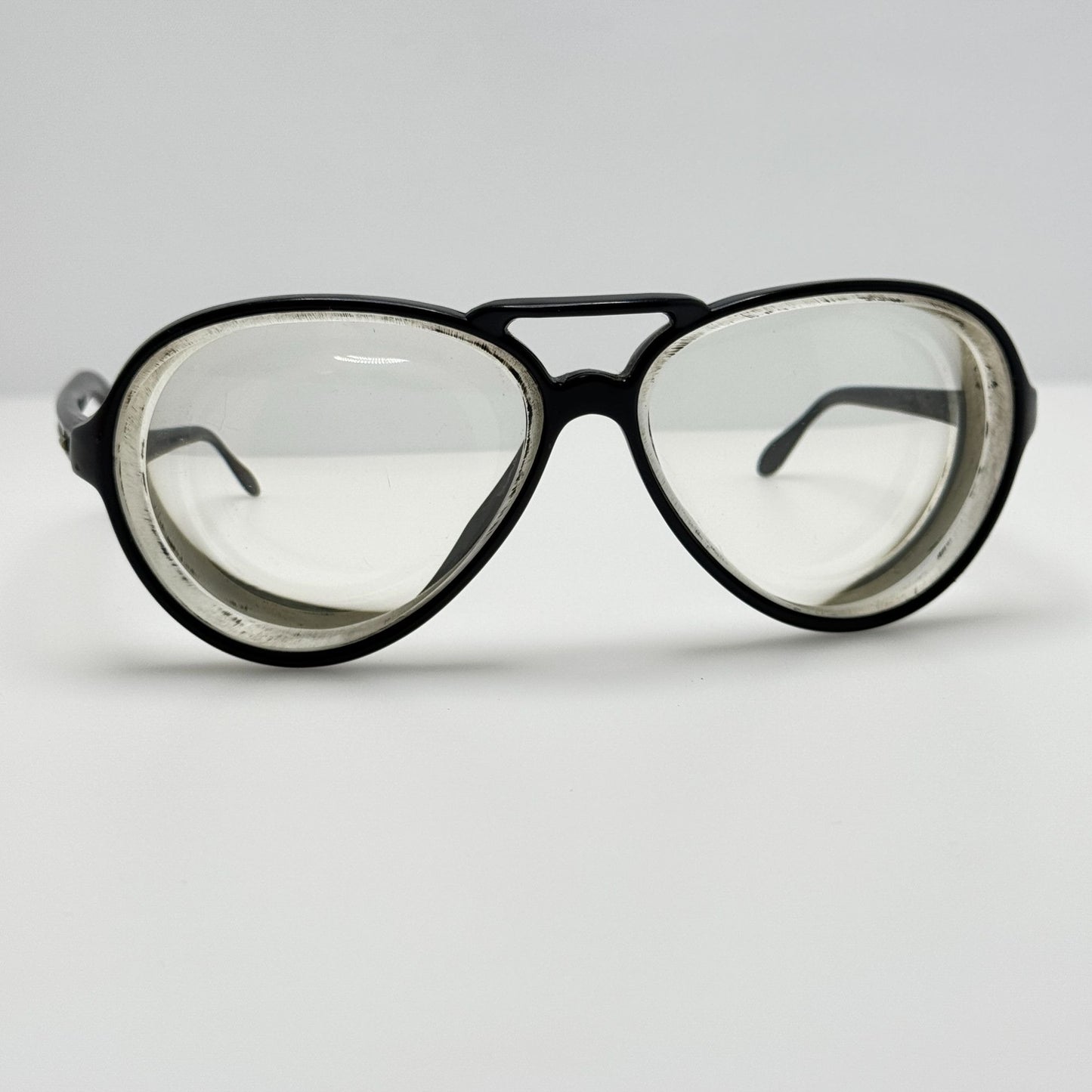 Zyloware Eyeglasses Eye Glasses Frames Aviator 140 Black Nylon France