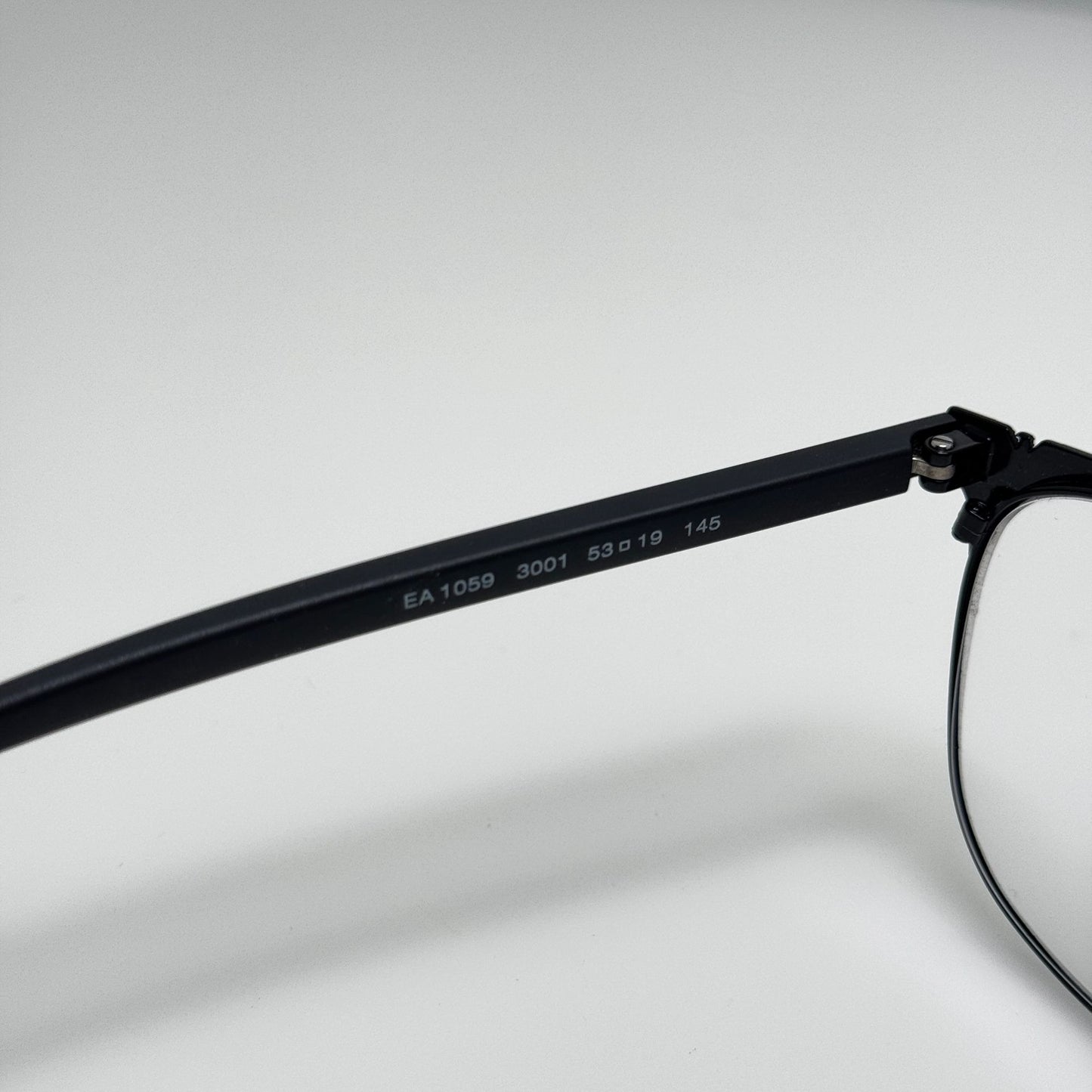 Emporio Armani EA 1059 3001 Eyeglasses Eye Glasses Frames 53-19-145