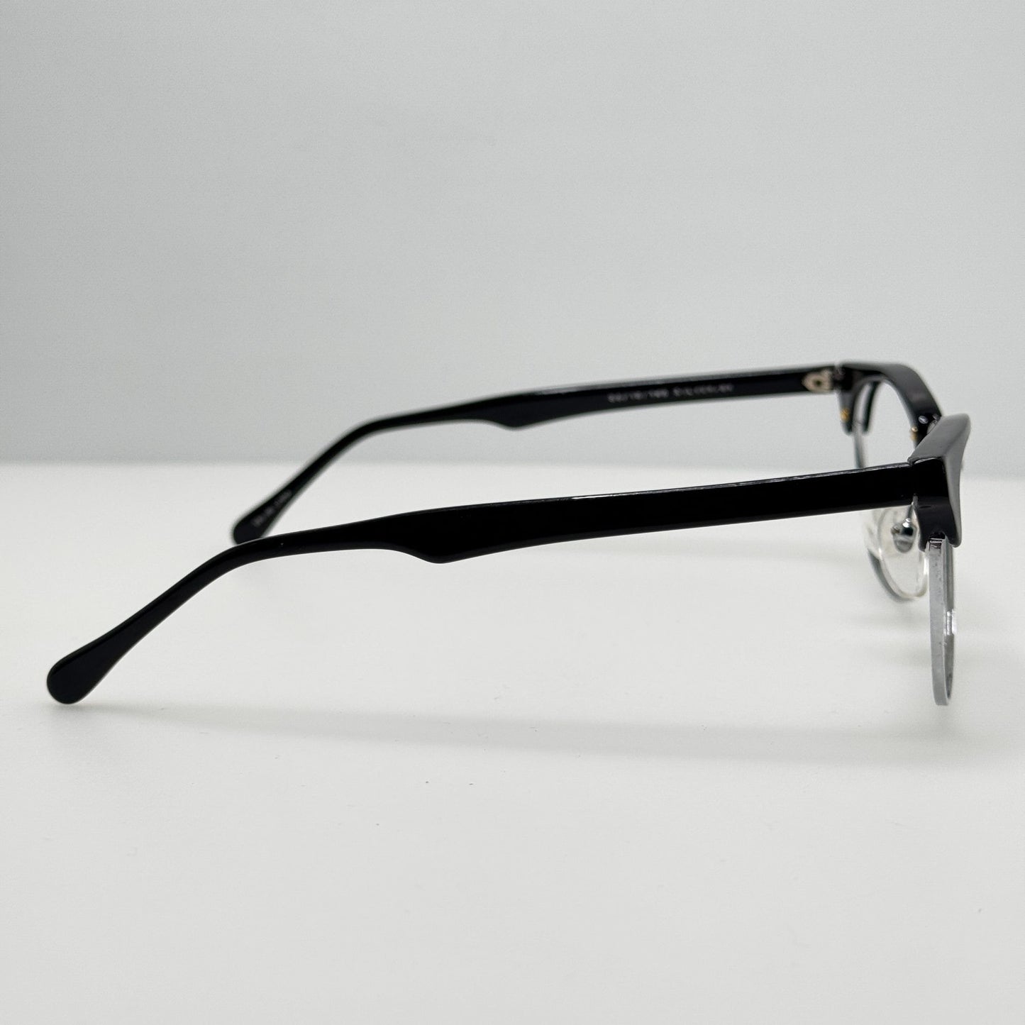 Boulevard Boutique Eye Glasses Eyeglasses Frames 3007 Silver Black 56-18-145