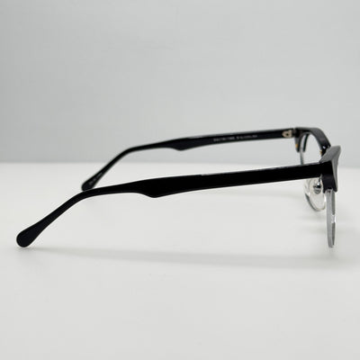 Boulevard Boutique Eye Glasses Eyeglasses Frames 3007 Silver Black 56-18-145