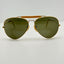 Ray Ban Bausch & Lomb Outdoorsman Eye Glasses Frames Aviator Gold 62-14