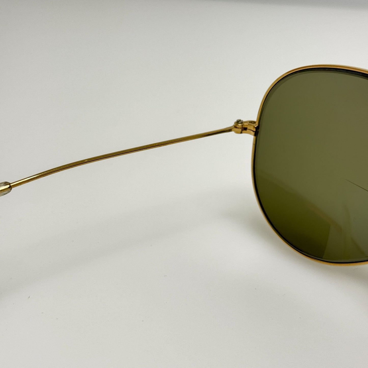 Ray Ban Bausch & Lomb Outdoorsman Eye Glasses Frames Aviator Gold 62-14
