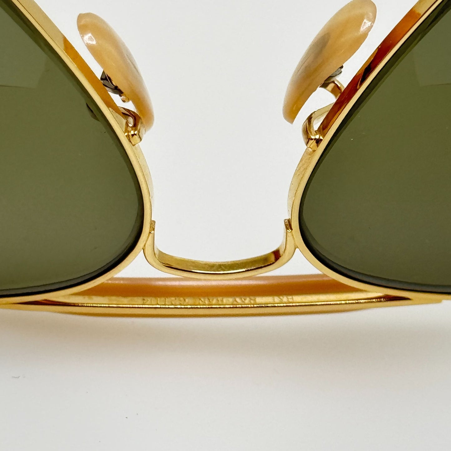 Ray Ban Bausch & Lomb Outdoorsman Eye Glasses Frames Aviator Gold 62-14