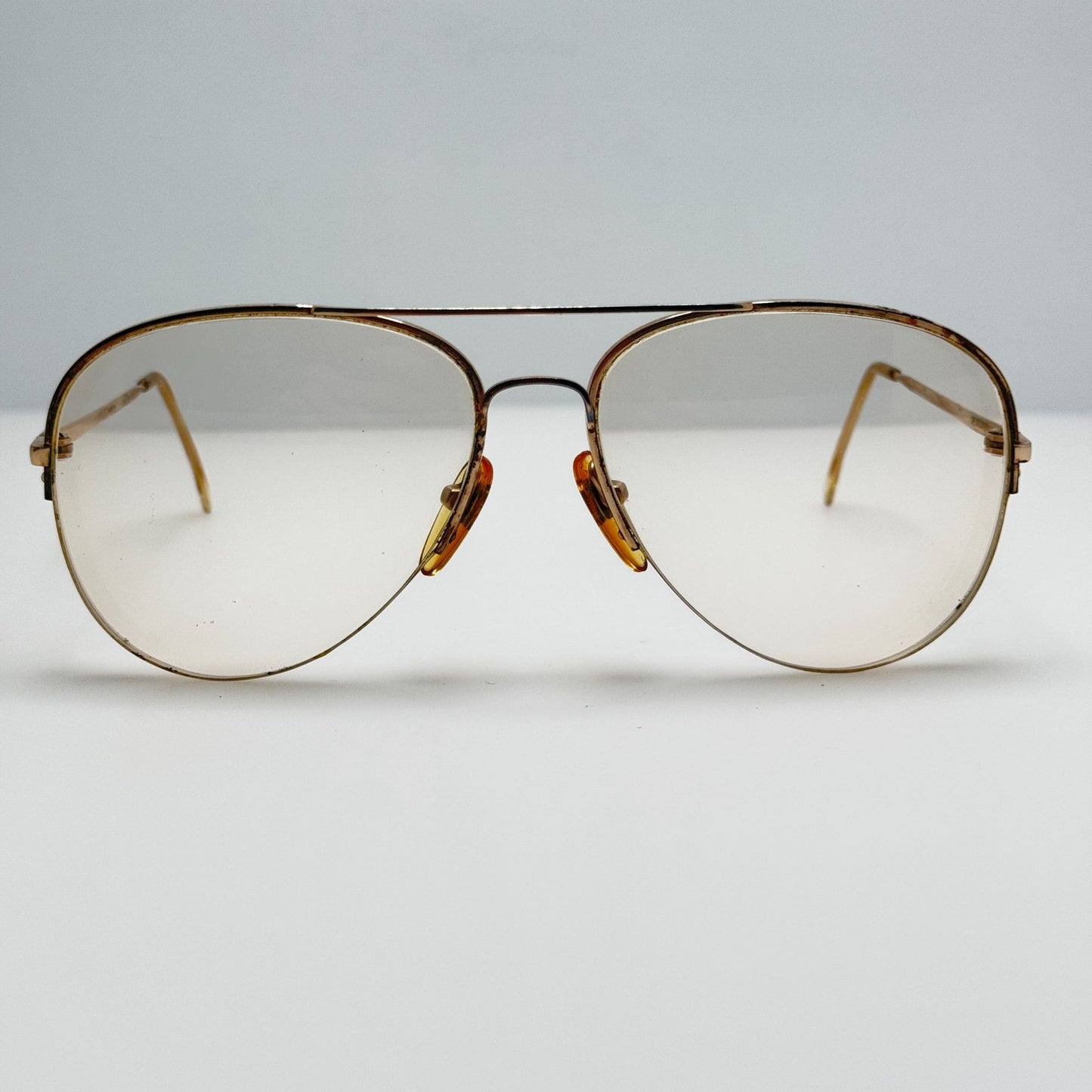 Desil Eyeglasses Eye Glasses Frames Adlyn 14K GF Italy 64-18-135