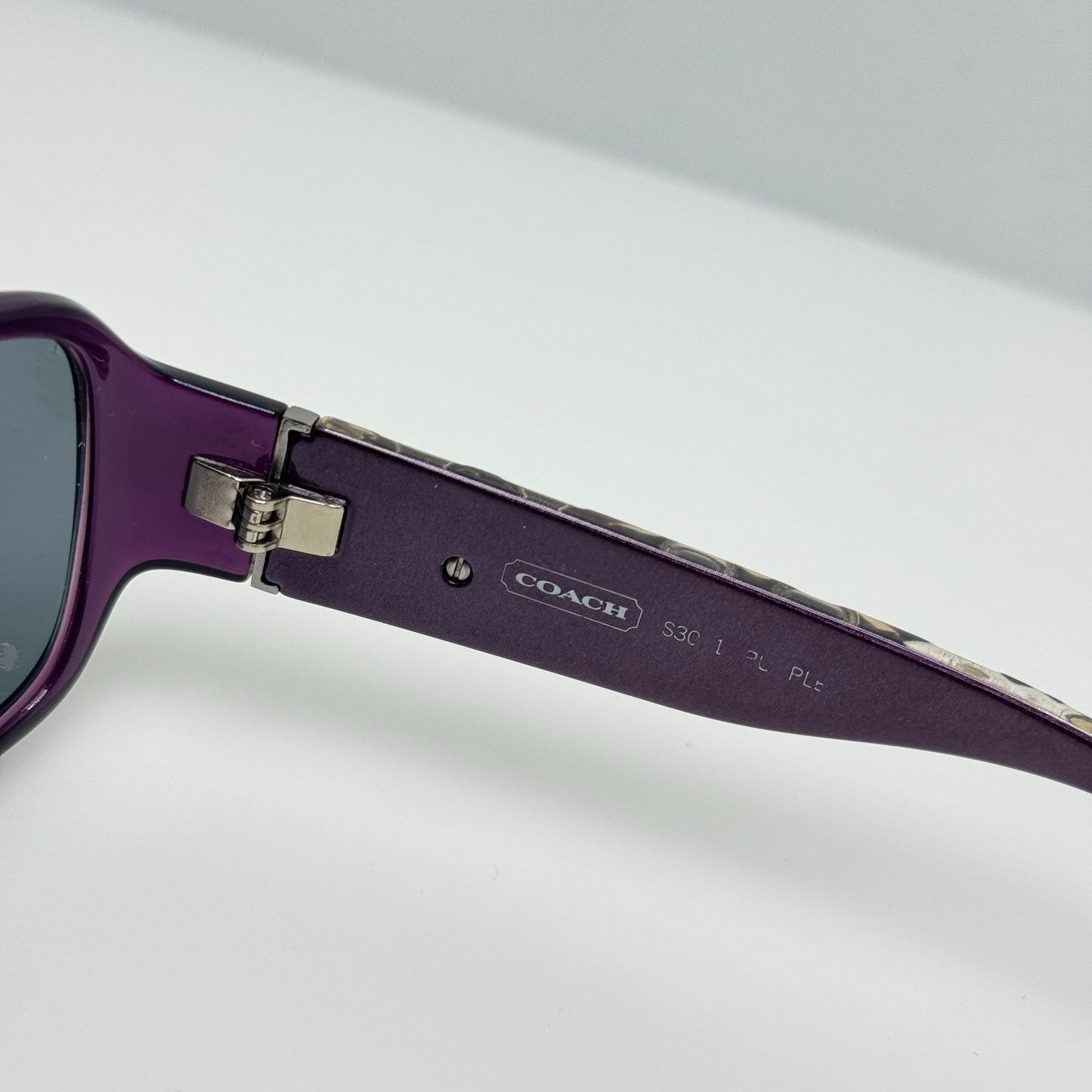 Coach Eyeglasses Eye Glasses Frames S3011 Purple 53-15-120