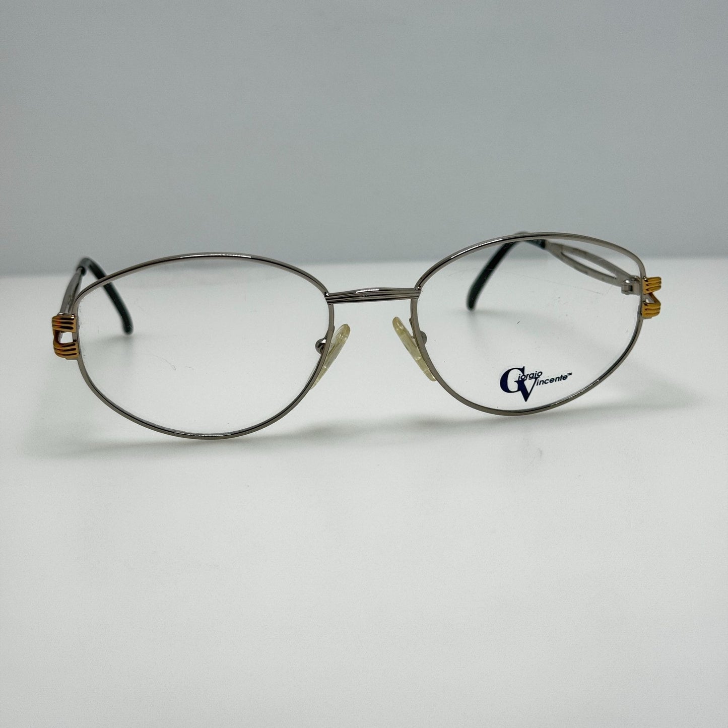 Giorgio Vincente GV 238 YG Silver Eye Glasses Eyeglasses Frames 53-19-135