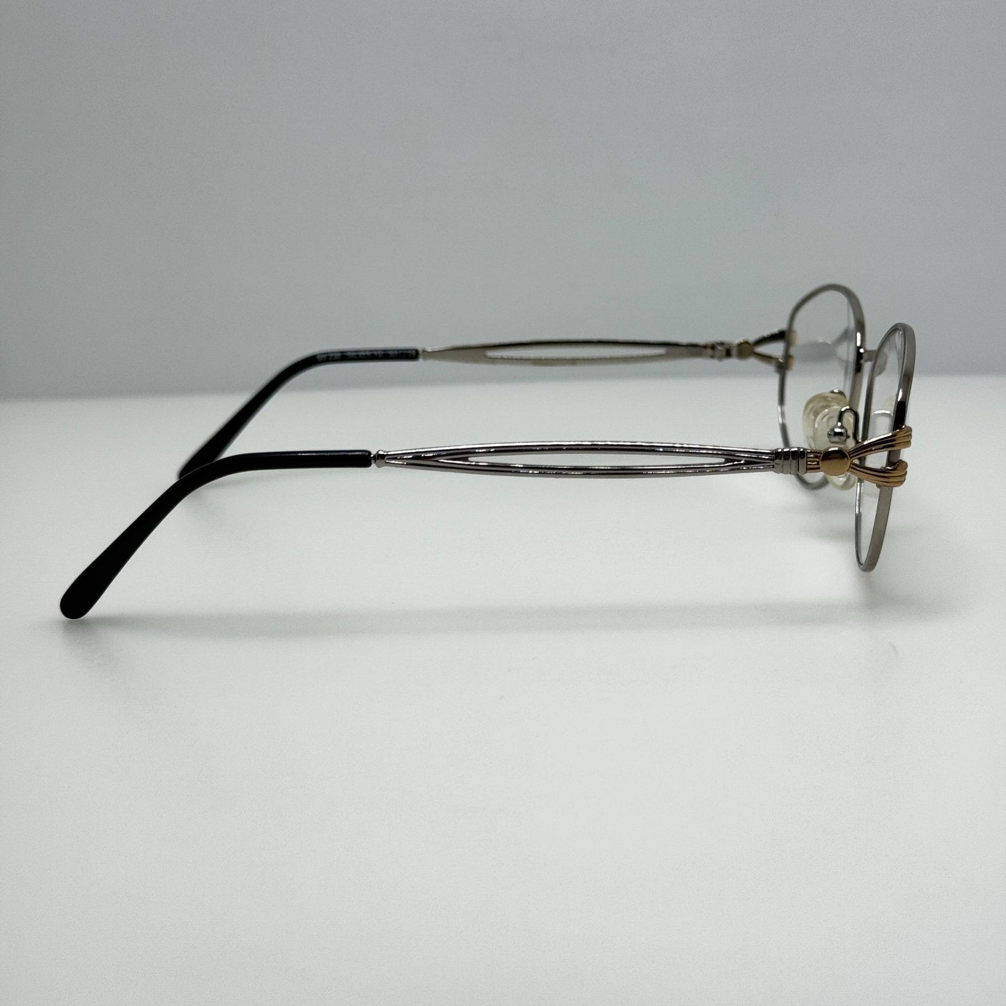 Giorgio Vincente GV 238 YG Silver Eye Glasses Eyeglasses Frames 53-19-135
