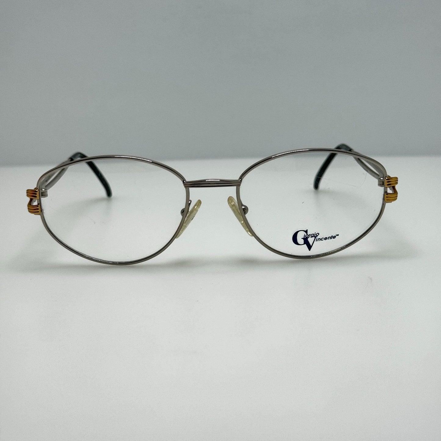 Giorgio Vincente GV 238 YG Silver Eye Glasses Eyeglasses Frames 53-19-135
