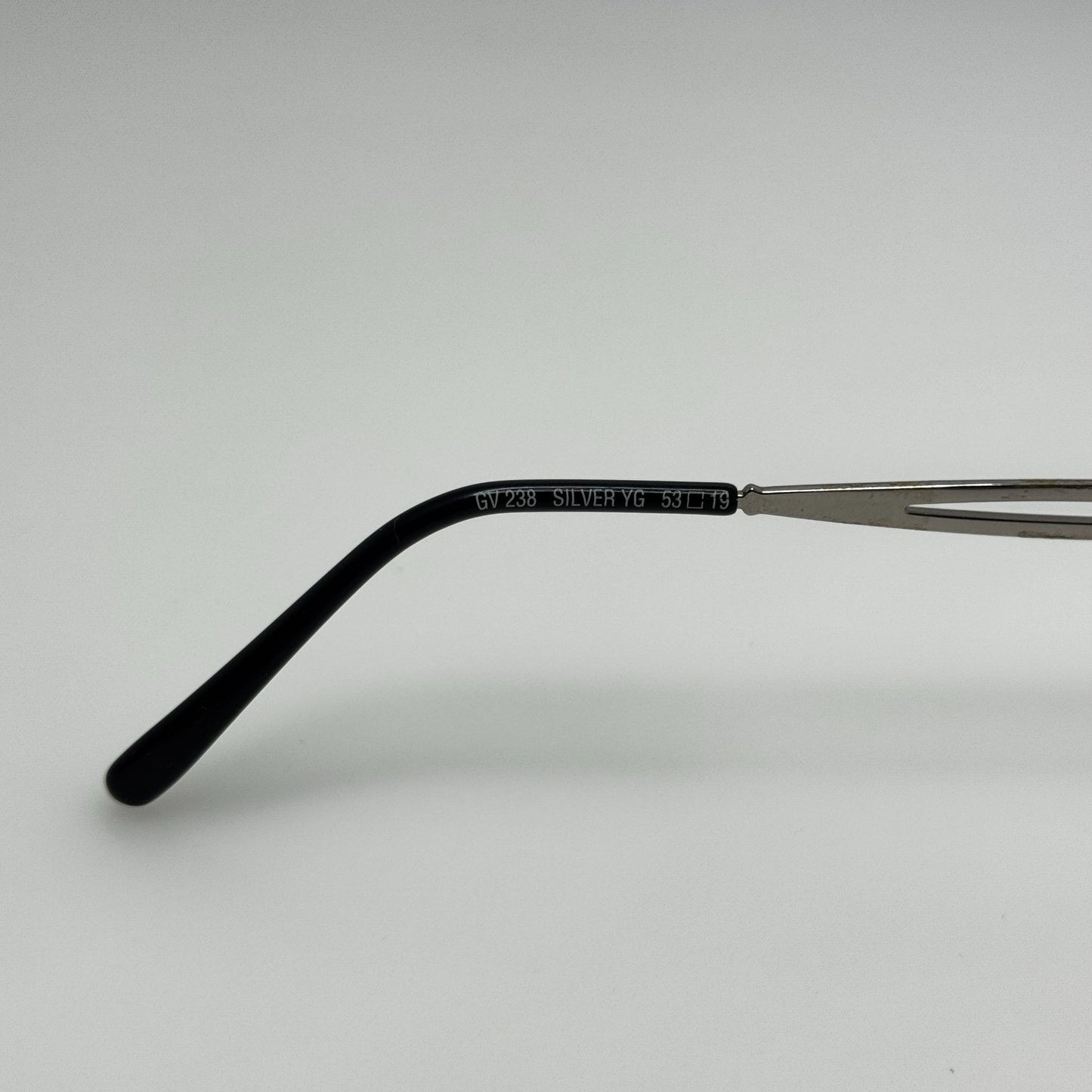 Giorgio Vincente GV 238 YG Silver Eye Glasses Eyeglasses Frames 53-19-135